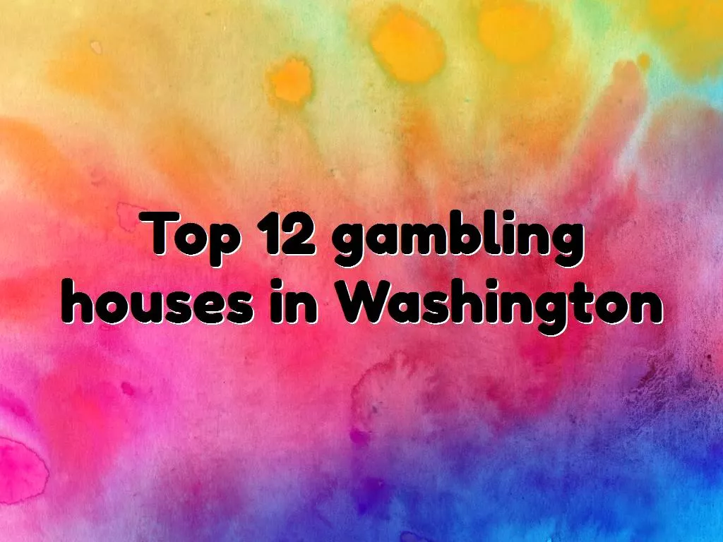 If you want to get acquainted with the fascinating places of fun and entertainment in Washington, you can read this article that introduces you to various game locations. Top 12 gambling houses in Washington